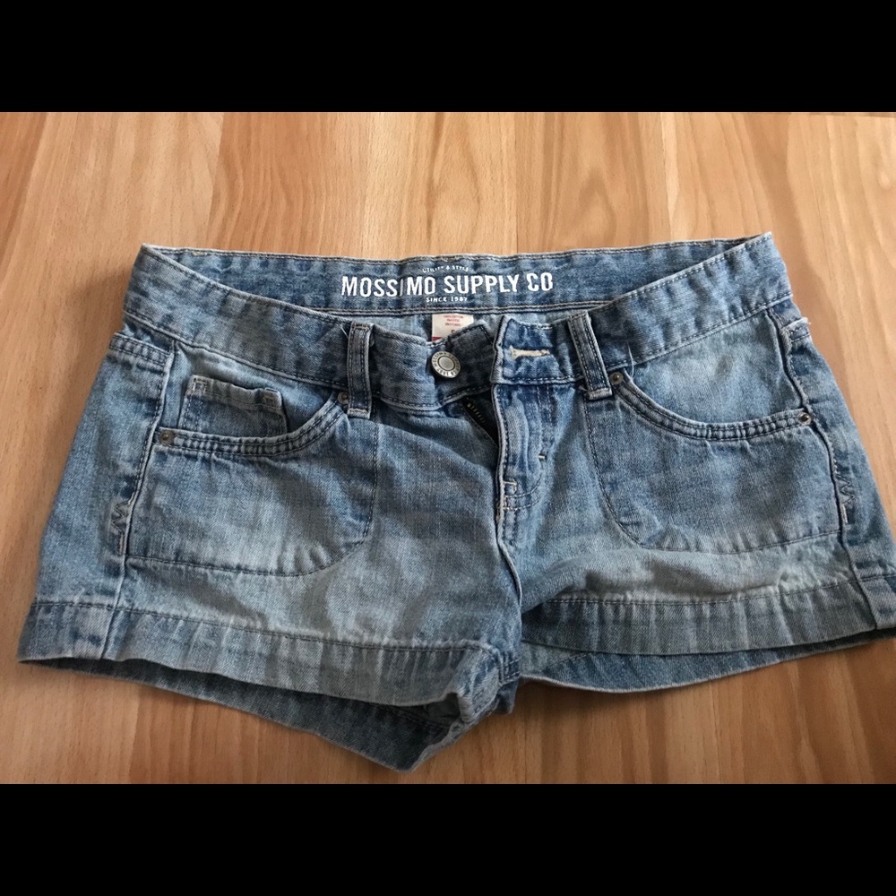 Blue shorts